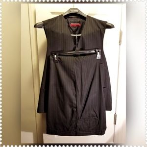 MIDTOWN MENS 2 PIECE VEST SUIT SIZE XL VEST 40W